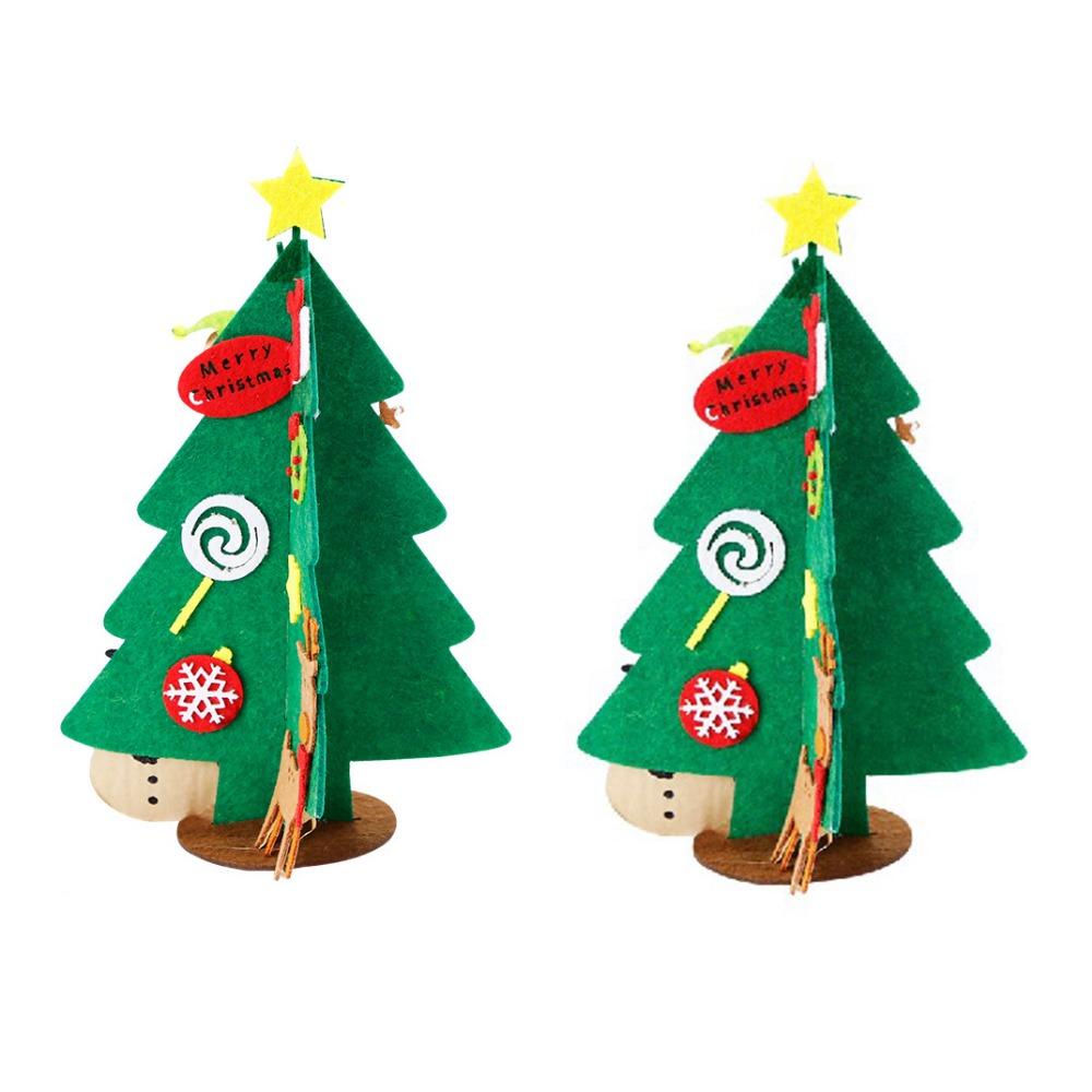 

2Pcs/set Easy to Install Simulated Christmas tree Christmas Tree Material Package Children/Adult Style A