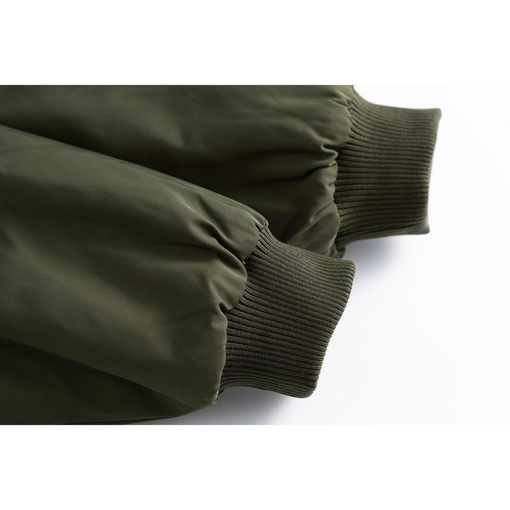 NotBrand Men's Lambswool Pilot Jacket - Winter Cotton Lapel Workwear, Loose Fit (MY95417)