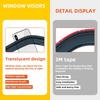 In-Channel Rain Guards Compatible With 2001-2005 Sport Trac 1997-2001 Mercury Mountaineer 1991-2001 Explorer Side Window Visor Wind Deflector Vent