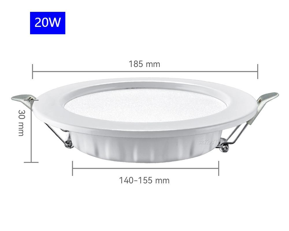 

Светодиодный потолочный светильник, круглый потолочный светильник для поверхностного монтажа, AC220V, 5 Вт, 7 Вт, 9 Вт, 12 Вт, 20 Вт, потолочный светильник, светодиодный светильник Superficie Techo, встраиваемый точечный светильник Warm White