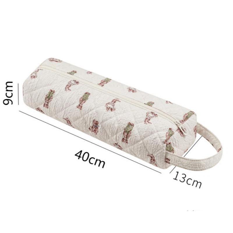 Hair Dryer Storage Bag Large Capacity Dustproof Quilted Pouch for Curler Straightener Home Travel