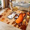 1pc Hello Kitty Thanksgiving Carpet Office Rug Outdoor Mat Home Decor Area Carpet Festival Gift Office Desk Chair Carpet