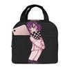 Sac à lunch isotherme Anime Kokichi Ouma Danganronpa pour femmes enfants Boîtes alimentaires portables Boîte à lunch thermique Sac fourre-tout