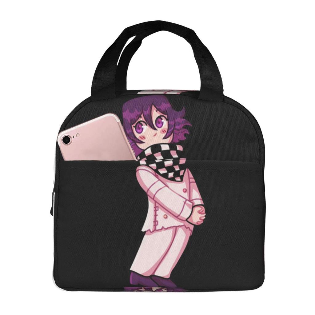 Sac à lunch isotherme Anime Kokichi Ouma Danganronpa pour femmes enfants Boîtes alimentaires portables Boîte à lunch thermique Sac fourre-tout