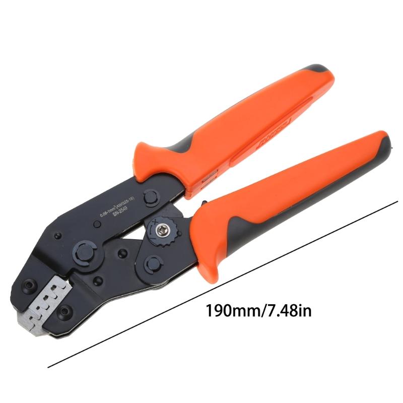 Crimping Tool,Zhushan SN-2549 AWG28-18 Crimper PH2.54/ 2.54/2.8/3.0/3.96/4.8/KF2510/JST Terminals