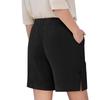 Damen Freizeithose, locker geschnitten, einfarbig, mit Taschen