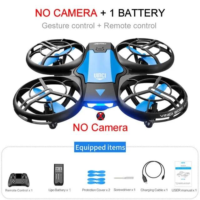 New V8  Induction Control RC Helicopter Toy Gift FPV  VR Mini Drone 4k HD Aerial Photography Folding Quadcopter with Camera