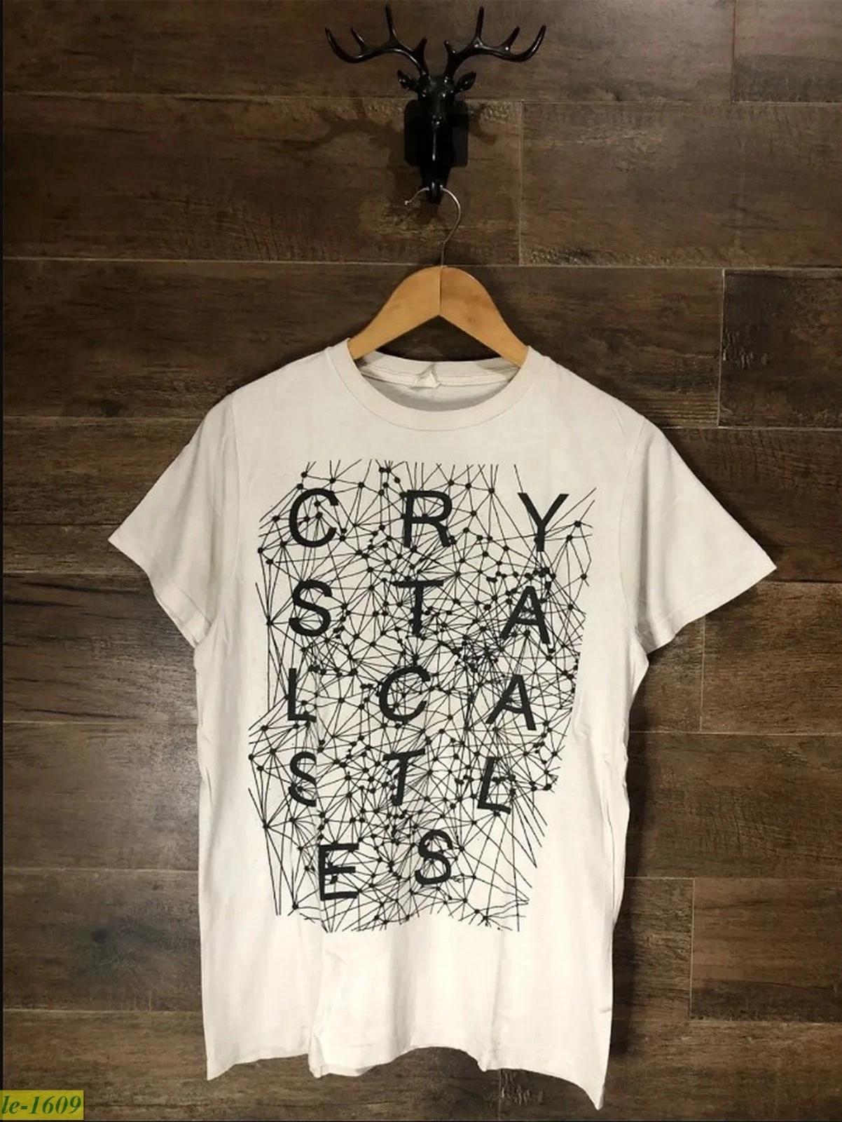 2008 Crystal Castles Crimewave White T-shirt Size S-5XL 2XL
