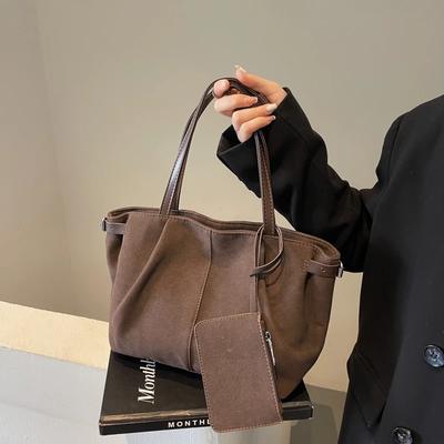Klassische Hobo-Umhängetaschen aus Wildlederimitat, robuster Reißverschluss, luxuriöse, hochwertige Reisetaschen