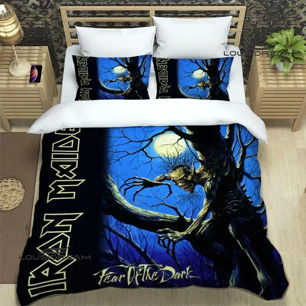 I-Iron-M-Maiden Bedding Sets Exquisite 3D Rock Band Bed Supplies Set Duvet Cover Comforter Set Bedding Set Rock Fans Gift