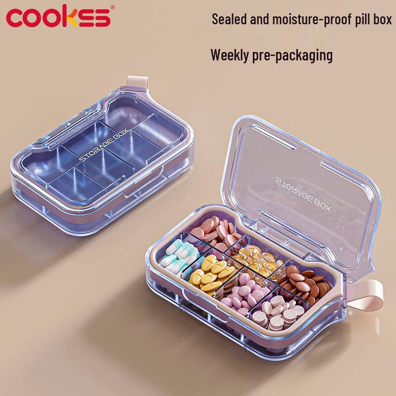 COOKSS 7-Day Portable Pill Organizer