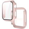 Tempered Glass+Cover For Apple Watch 11 10 9 8 7 46mm 42mm PC Bumper Screen Protector Case iWatch Series 7 6 5 4 SE3 44 40 45mm