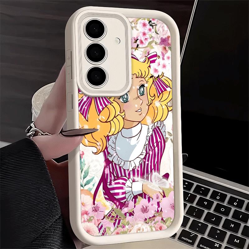 Phone Case for Samsung Galaxy S26 S25 Ultra S24 FE Anime Candy Candy Shell S23 Plus S22 + S21 S20 5G Soft Silicone Funda