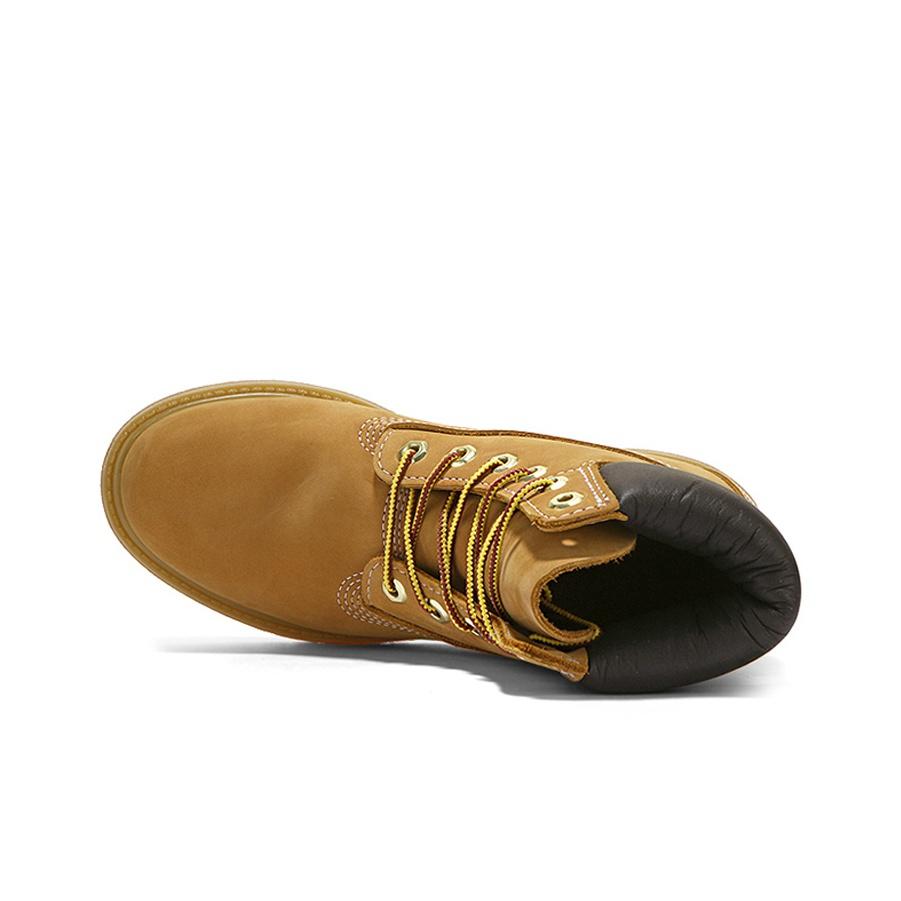 Timberland Premium Series Suede Warm Durable Short Outdoor Boots Women Boots Yellow 10361M