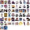 50 Nowych Naklejek Demon Slayer Akaza - Wodoodporne, Samoprzylepne, Kreskówkowe Anime Dekoracja Dziennika