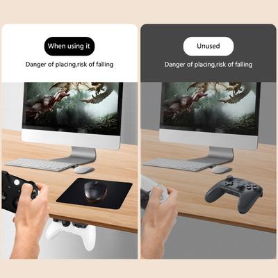 Držák na háček pro ovladač Pro Xbox Series S/X Závěsný držák na věšák Pro Xbox One/Xbox 360 Úložný stojan na ovladače Pod stolní stojan