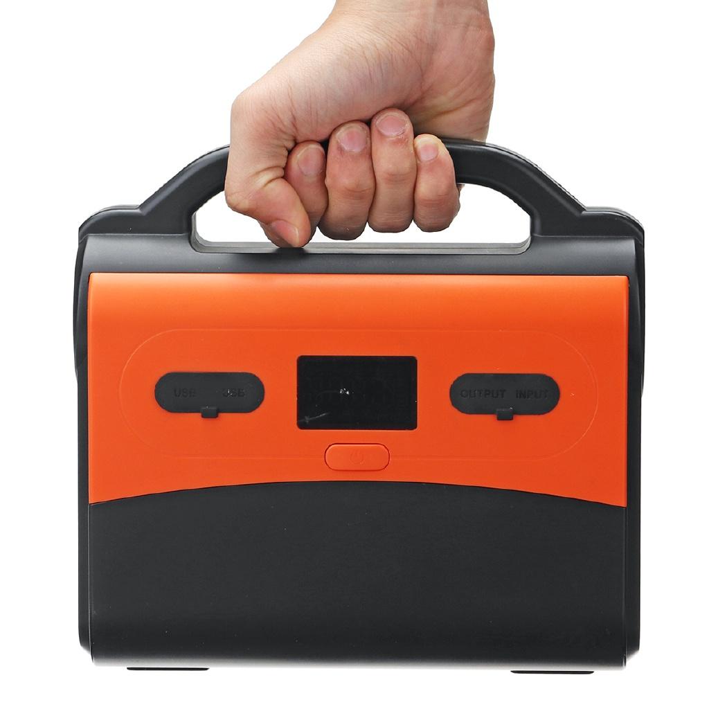 Max 40800mAh Inverter 100W Portable Solar Generator Modified Sine Wave Power Supply LCD Display Energy Storage Outdoor
