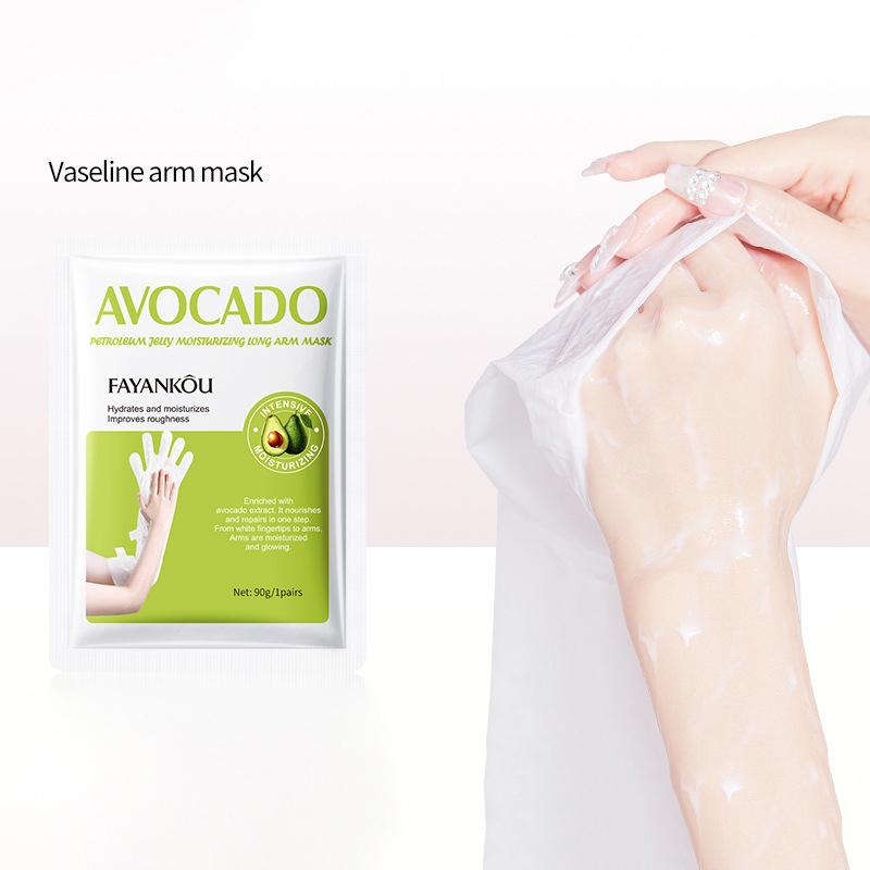 

1Pair Avocado Moisturizing Hand Mask Hands Remove Dead Skin Rejuvenating Nourishing Hydrating Hand Skin Care Products onesize