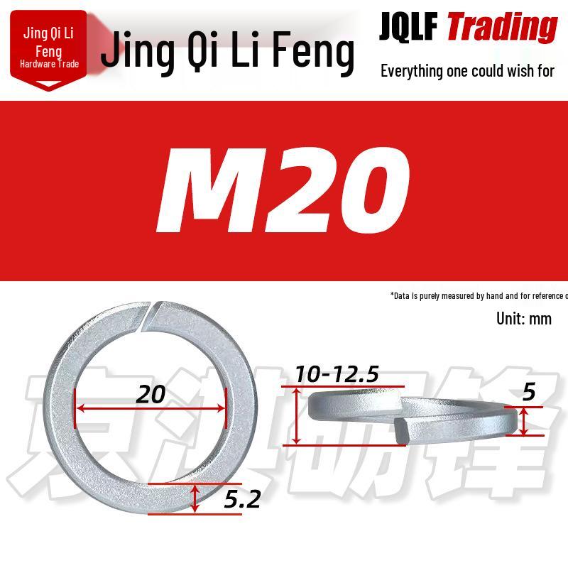 4.8 Grade M8-M36 Hot-Dip Galvanized Open Spring Washer