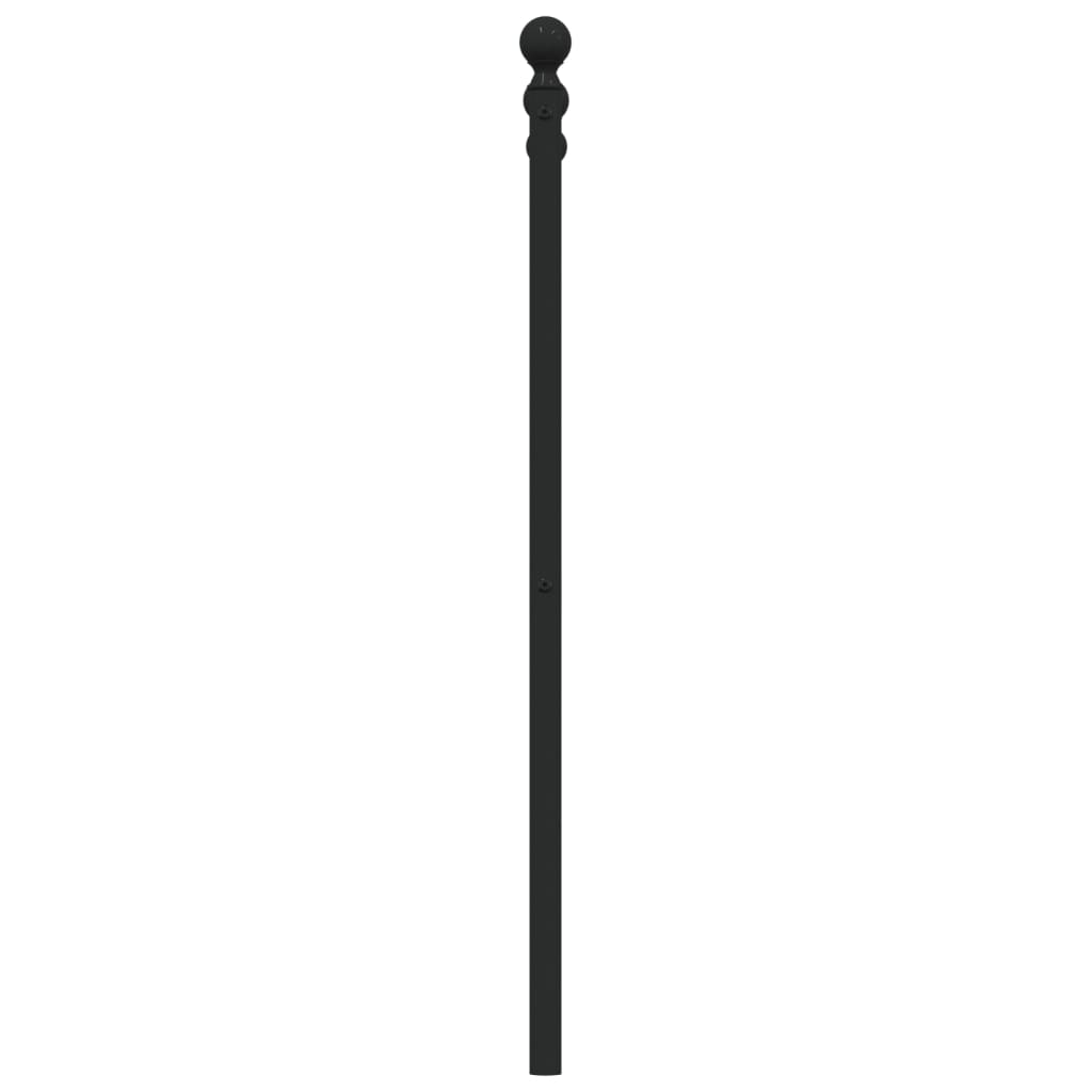 Replacement Headboard Metal Black 75 cm