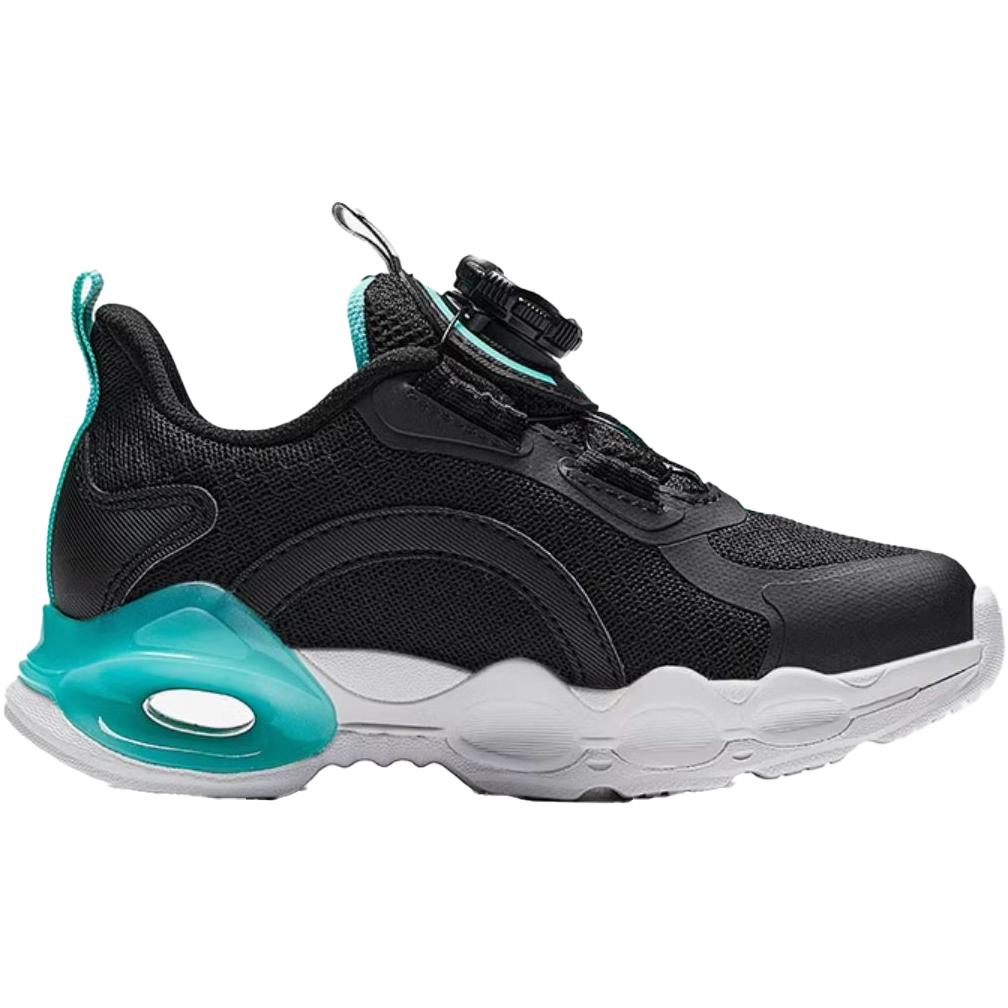 Anta Kids Energy Ring 10.0 Comfortable Casual Fitness Test Non-Slip Wear-Resistant Low-Top Running Shoes Kids sneaker Black Green 312449901-3