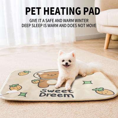30×35cm Winter Elektrische Decke für Haustiere Intelligente Thermostatische Warme Heizmatte für Katzen Wasserdicht und Kratzfest