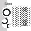 O Ring Assembly A Complete Kit Featuring Eighty Reliable Seals Sized Perfectly at One Quarter and Three Eighths Inches