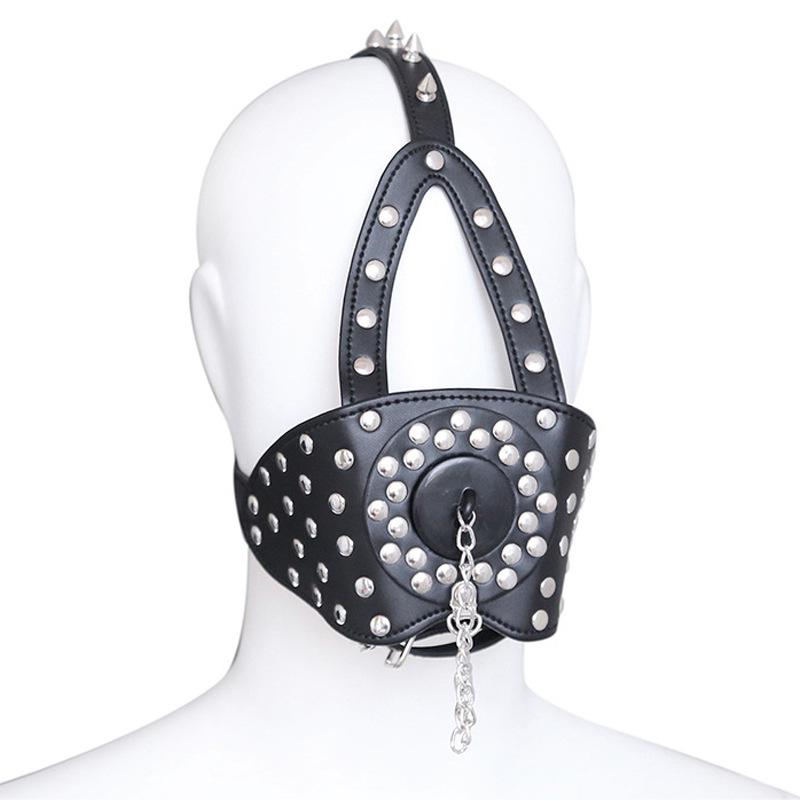 Single-Strap Mouth Gag with Holy Water Sprayer - Kinky Adult Toy for Men