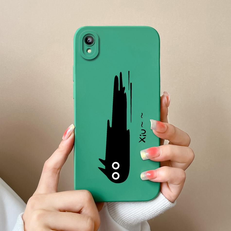 For Vivo Y93 Y93S Y91C Y91i Y90 Y1S Case Fashion Design Camera Protection Shockproof Back Cover Soft Liquid Silicone Phone Cases