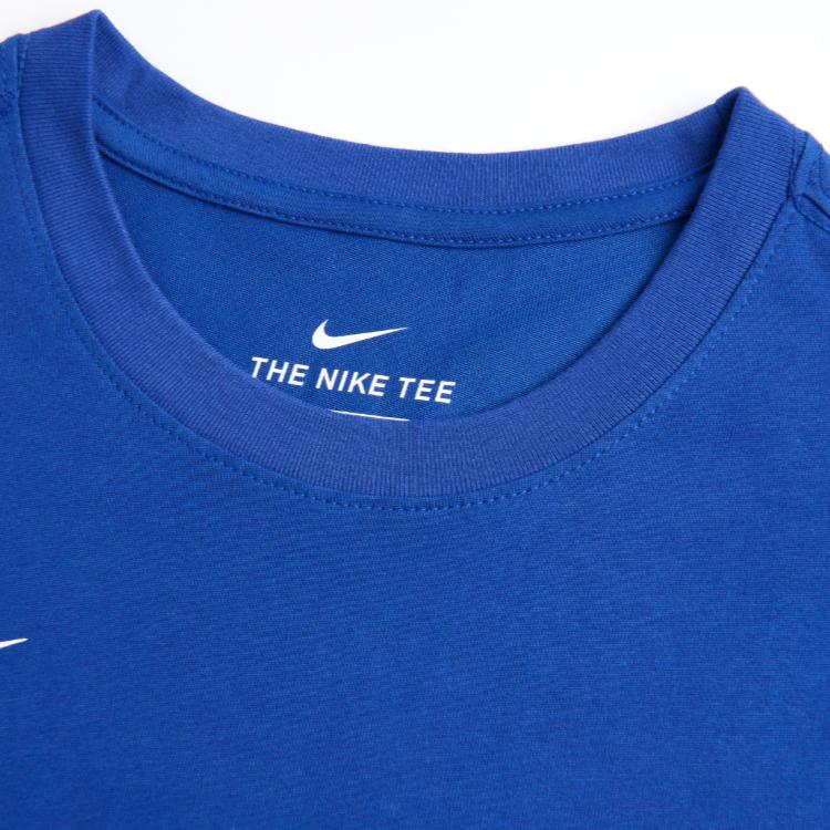 Nike NBA Collaboration Clippers Dri-Fit T-Shirt SS25 Round Neck Quick-Dry Fashion Soft Versatile Short Sleeve Kids Tops Navy-Blue 3Z2B711F1-CLIKL