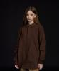 FRIDAY NIGHT GOLF CLUB Corduroy Collar Long Sleeve Polo Shirt_Unisex(Brown)