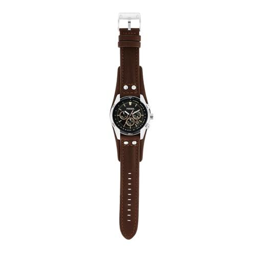 Fossil Men's Coachman CH2891 Brown Leather Japanese Quartz Fashion Watch