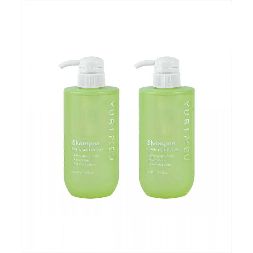 Yuripibu [2pcs] Grande Anti Hair Loss Shampoo 500ml