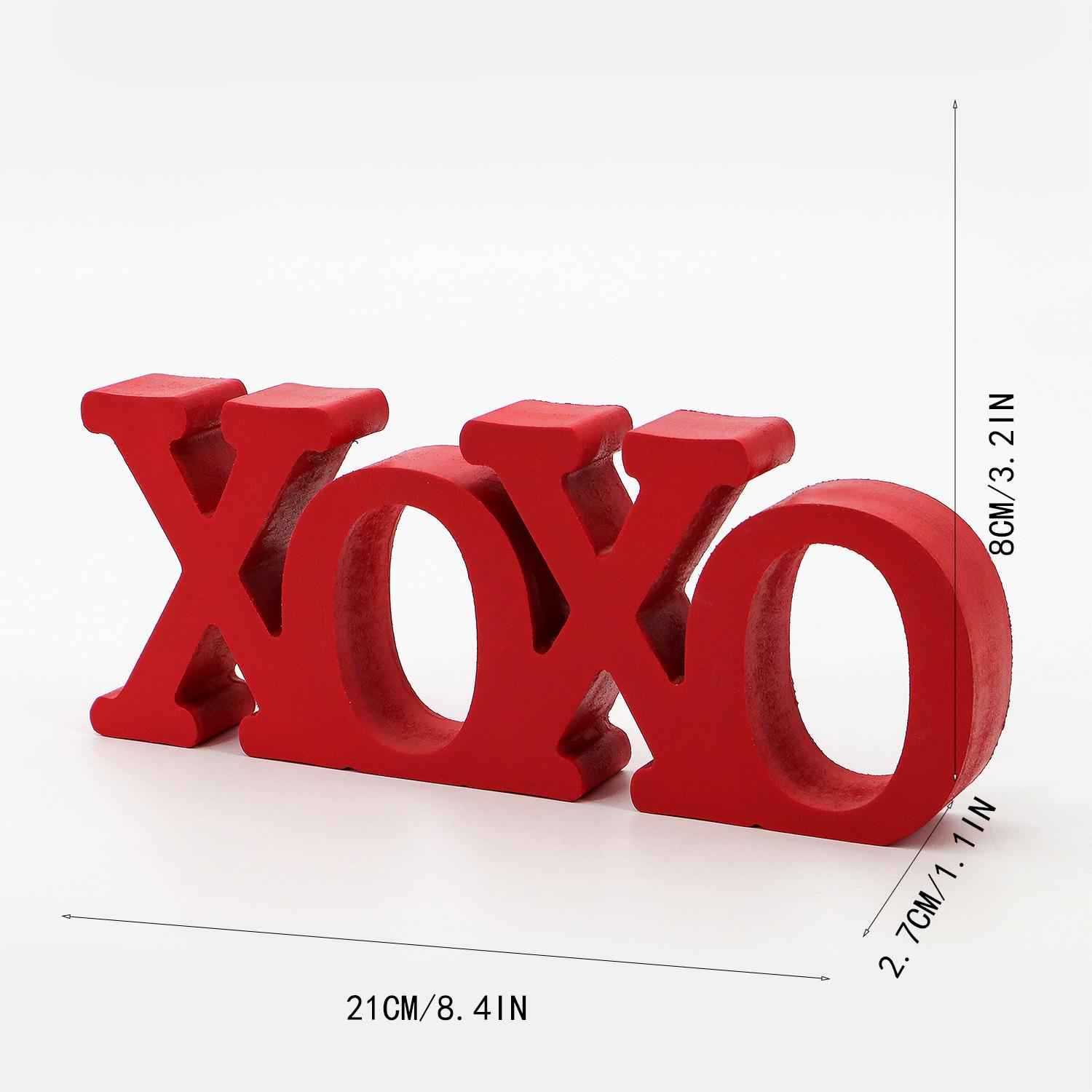 Cross-border Valentine s Day Letter-shaped Table Decoration Romantic Wedding Birthday Party Heart Home Decoration Ornaments