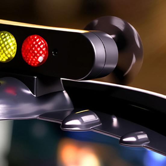 Car Rearview Mirror Rain Shield with Wind Lights Universal Rain Guard for Car Side Mirror Anti-Fog Weather-Resistant Car Accessories