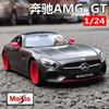 Maisto 1:24 Mercedes-Benz AMG GT Legierung Modifiziertes Auto Die-Cast & Spielzeugfahrzeuge Automodell Miniatur Maßstabsgetreues Modellauto Für Kinder