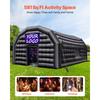 VEVOR Inflatable Nightclub, 9 x 6 x 4 m Inflatable Party Tent with 1100W Blower &amp; Sandbag, Ventilated Blow up Night Club with 2 Windows