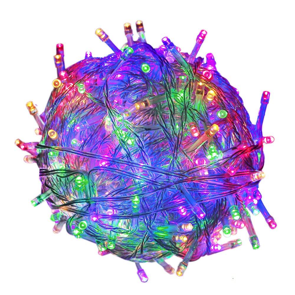 

RPGT 200 LEDs, 4-Color Mix, 22 Meter Clear Wire, Christmas Tree Lighting with 8 Modes, Ideal for Christmas Parties, Outdoor Decorations, Weddings,