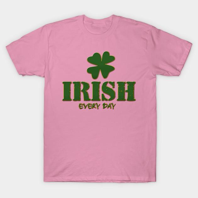 T Shirt Women Irish Everyday Shamrock Harajuku Print Kawaii Tshirt Summer Short Sleeve Female T-Shirt Top Tee