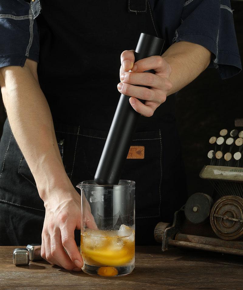 Bad Ass Muddler Professional Cocktail Muddler - The Best Bar Tool for Old Fashioned & Mojito