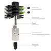 T-Rex X1 P1 3D Printer Hotend Assembly with Hardened Steel Nozzle and Ceramic Fan