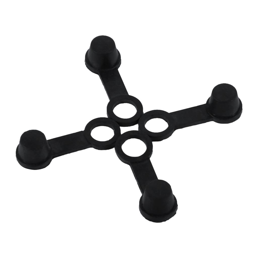 Tbest 4x Black Rubber Brake Bleeder Nipple   Dust Cover 8mm Motorcycle