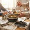 2L POT, HEAT-RESISTANT DISH WITH LID, BREAD 23 Cm, CERAMIC VASE