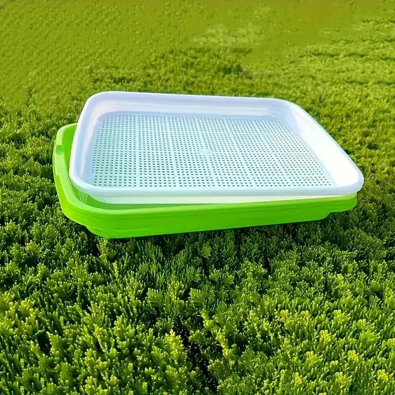 ZDQ003 Home Seed Germination Tray Seedling Planting Pot Wheatgrass Cultivation Soilless Tray for Gardening And Agriculture