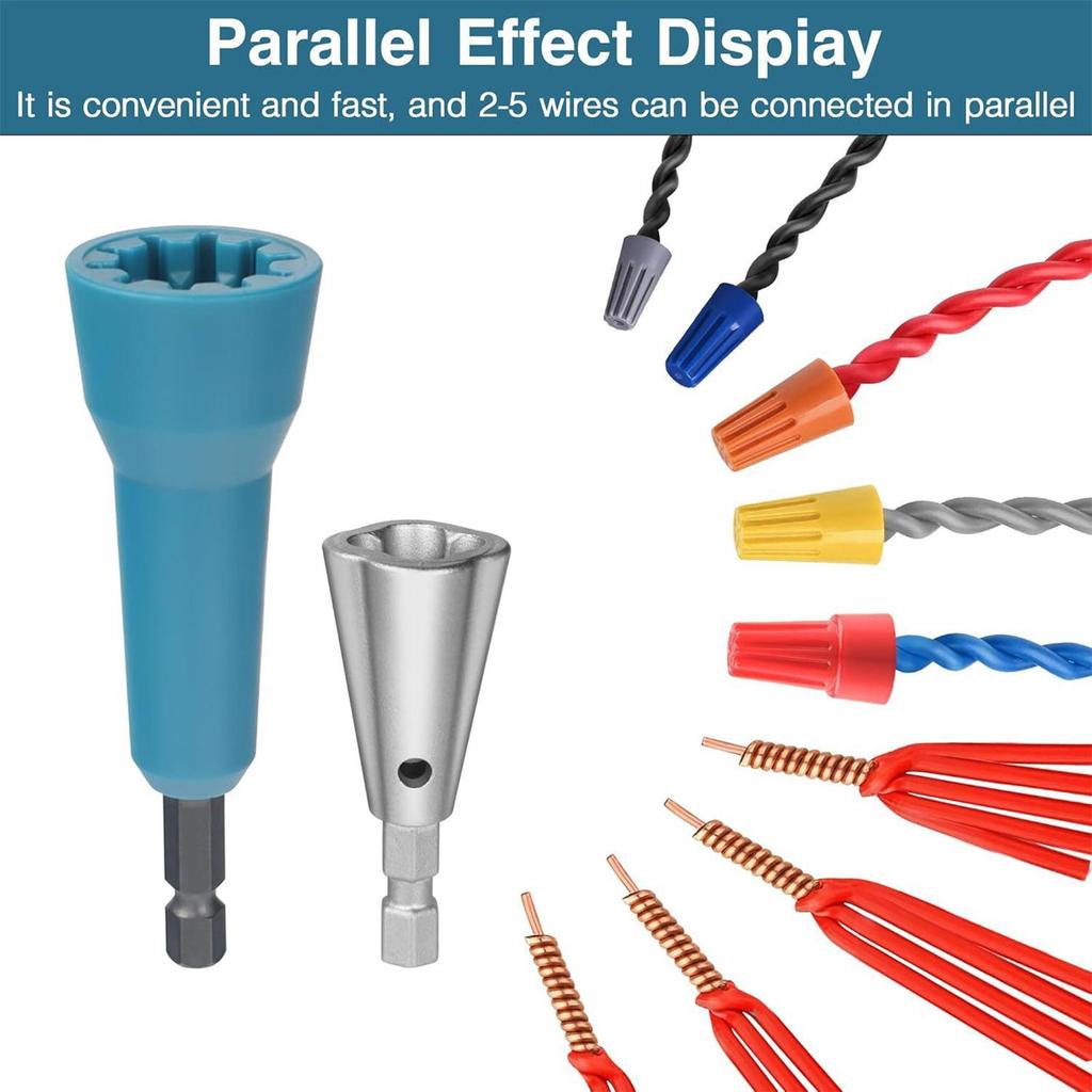 Drahtzwirbelwerkzeug für Bohrmaschine, Zwirbelantrieb, Profi-Elektrikerwerkzeuge, Kabelabisolierer für Industriearbeit, Bau