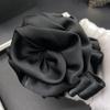 French Rose Satin Scrunchie: Elastic Korean-Style Ponytail Hair Accessory