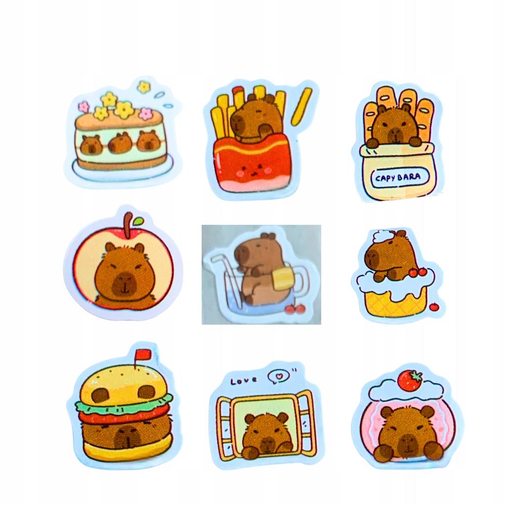 Capybara Stickers Set Of 500 Motivational For Kids Gift Roll