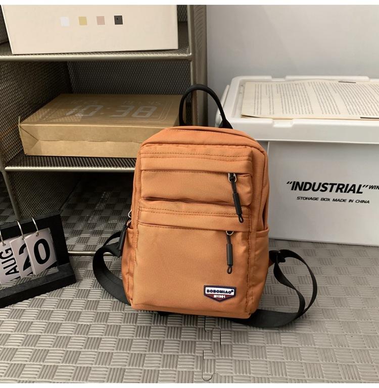 School Bag Mini Backpack Versatile Fashion Outdoor Sports Cycling Backpack Picnic Lightweight Mountaineering Bag Casual Simple Shoulder