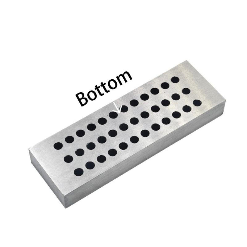 Practical 36 Eye Three Row Metal Stamping Tool Craft Punching Tool Perfect For Professional Jewelers And Hobbyists