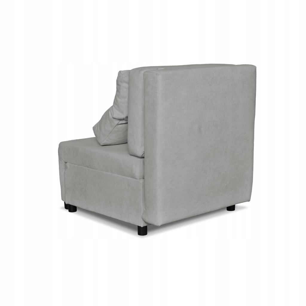 Fold-out Armchair for Sleeping KIMO Container Family Furniture Hunter Light Gray